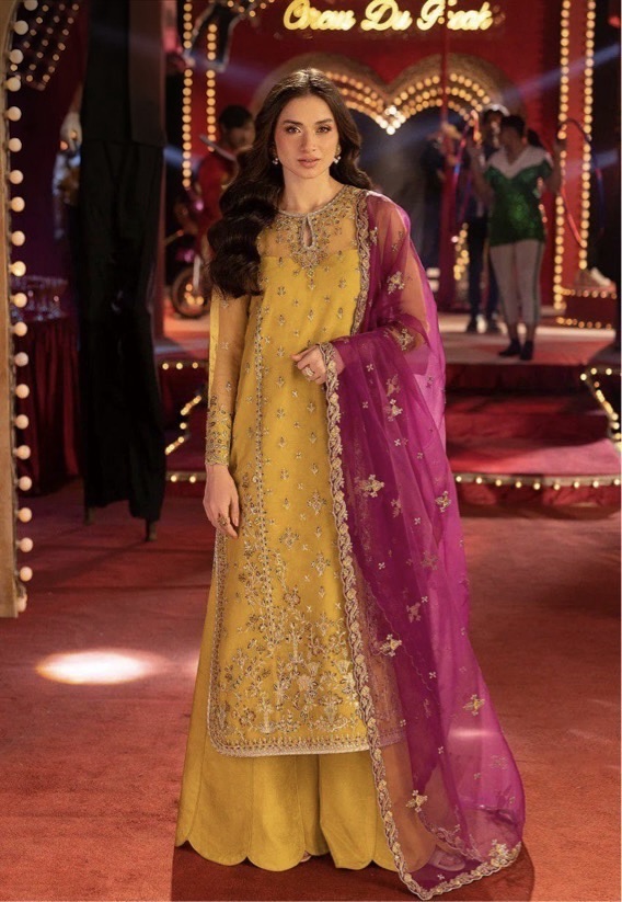 Purple Velvet 3 Piece Unstitched Suit - Latest Design in Pakistan