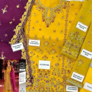 Green Khaddar Party Wear Suit - Traditional Wear in Pakistan