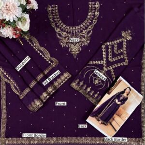 Olive Organza Summer Lawn - Kameez Shop in Pakistan
