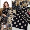 Shamooz silk 3 piece suit front and back digital print