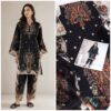 Classic 3 piece silk unstitched suit with silk trousers