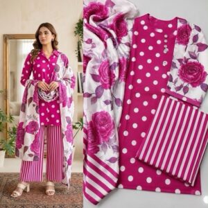 Vibrant Shamooz silk festive outfit for spring season