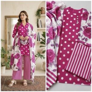 Unstitched Shamooz silk festive wear suit in Pakistan