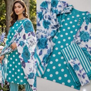 High quality Shamooz silk fabric 3 piece dress material
