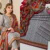 3.50 yards unstitched Shamooz silk suit for custom tailoring