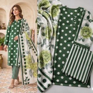 High quality Shamooz silk fabric 3 piece dress material