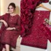 Beautiful tie and dye silk shirt piece for Pakistani ladies